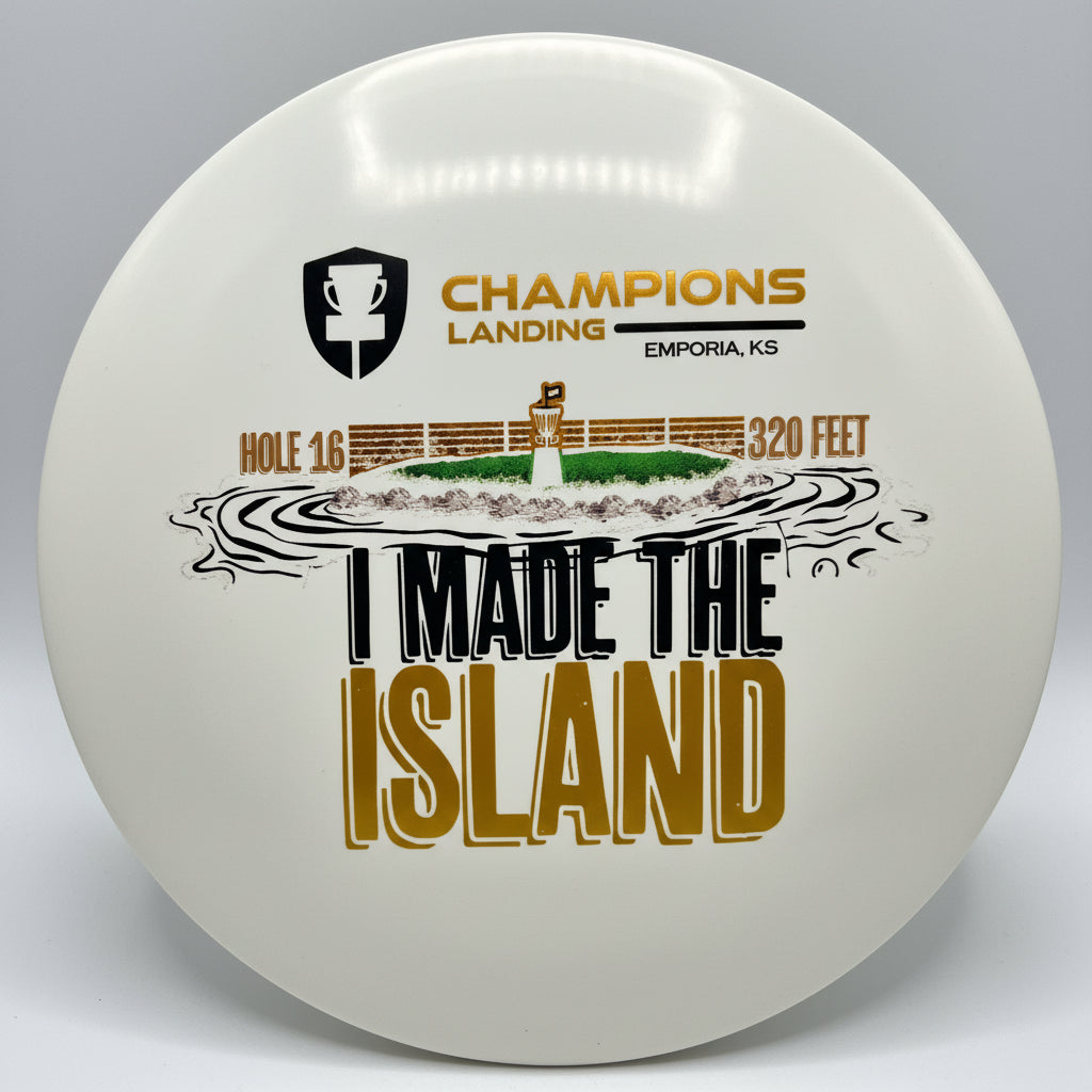 Champs Iconic Island Hole 16 DyeMax Disc Golf Disc