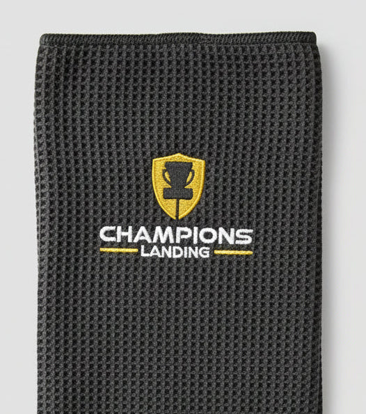 Champs Embroidered Waffle Towel